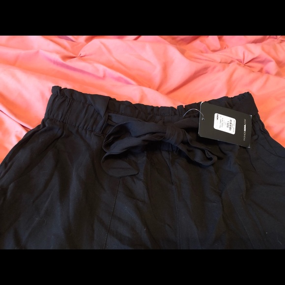 Fashion Nova Classic Tie Waist Pants - Picture 3 of 5